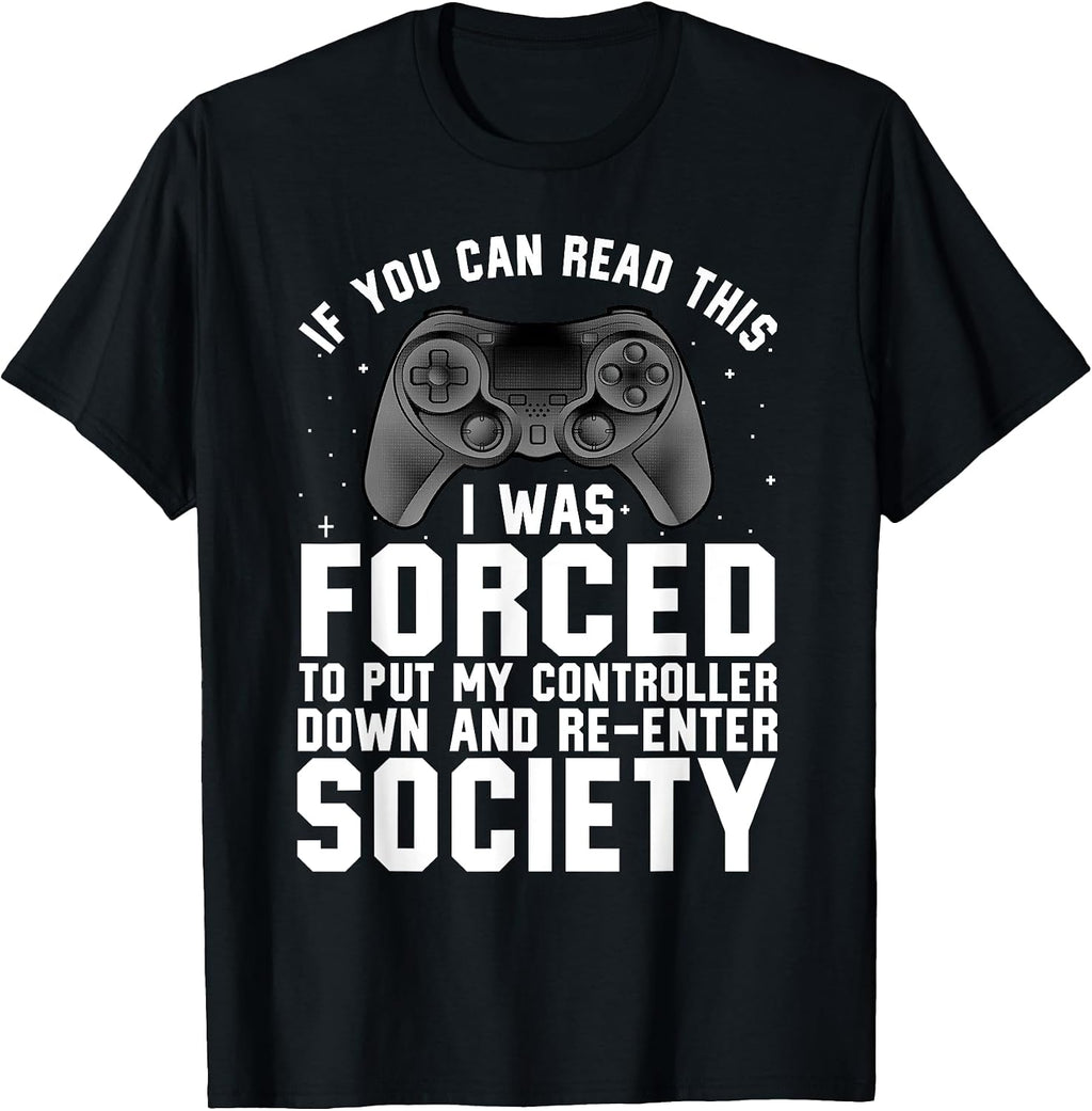 Funny Gamer For Men Women Video Gamer Gaming Game Controller T-Shirt