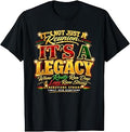 It's A Legacy Black Family Reunion Tree 2026 Matching Family T-Shirt