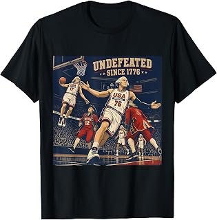 Undefeated Since 1776 America 4th of July Independence Day T-Shirt