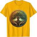 Hippie Tree Roots as Hands Nature Art Design T-Shirt