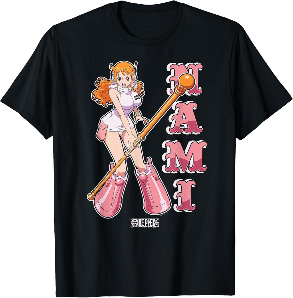Anime Nami Egghead Island Costume T-Shirt