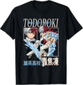 MHA Todoroki Framed Action Poses Collage U.A. High Anime T-Shirt