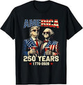 America 1776 2026 USA Anniversary, Funny Trump Washington T-Shirt