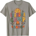 Grandma Camp 2026 Family Vacation Summer Camping Crew T-Shirt