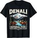 Retro Denali 30% Club Souvenir for Alaska Travel Lovers T-Shirt