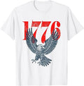 Retro 1776 Bald Eagle, America 4th of July T-Shirt