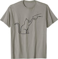 Cute Pet Tee I Love My Cat Best Friend Fist Bump Cat Lovers T-Shirt Small