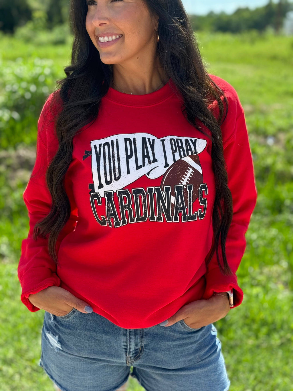 Custom Flag Football Sweatshirt | Gameday | Graphic Te