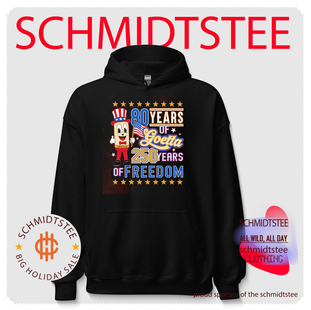 80 Years of Goetta 250 Years of Freedom USA flag shirt
