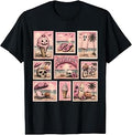 Retro Funny Boojee Ghost Summerween Stamps Beach Graphic T-Shirt