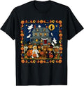 Cute Funny Mummy Ghosts Trick-or-Treat Bears Haunted House T-Shirt