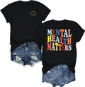 Women's Mental Health Awareness Shirt Mental Health Matters Graphic Short Sleeve Tee Tops