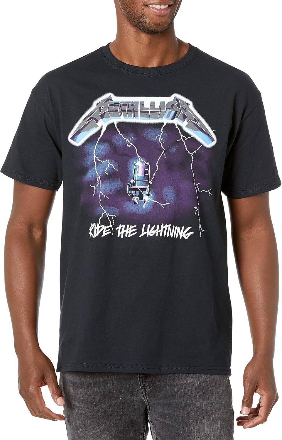 Unisex-Adult Metallica Ride The Lightning T-shirtT-Shirt