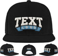 Custom Baseball Cap with 4-Sided Embroidery, Adjustable Unisex Dad Hat, 100% Washed Cotton, Personalized Text Logo
