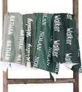 Personalized Name Blankets, Custom Baby Blanket, Personalized Blanket, Customized Blankets for Kids, Shower Gifts, Green Baby Blanket (Greens, 30x40(Small))
