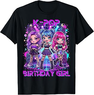 It' My Birthday K pop Kids Bday Girls K-pop T-Shirt