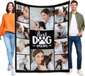 Dog Mom Blanket Gifts for Women Personalized Photo Blankets Custom Blankets with Picture Best Dog Mom Ever Gift Customized Throw Blanket Mothers Day Christmas Birthday Gifts for Dogs Lovers