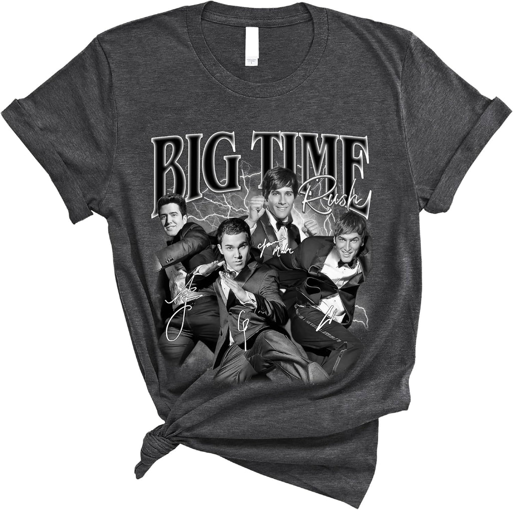 Big Concert Time Music Rusher T-Shirt, Rock and Pop Music Event Shirt, Band Tour Inspired Graphic Tee for Music Lovers