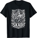 Skadi Huntress of Winter Norse Viking Goddess T-Shirt