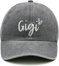 Gigi Hats for Women, Gigi Gifts for Grandma, Adjustable Embroidered Grandmother Baseball Cap