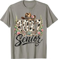 Class of 2027 Senior Graduate Western Graduation Cactus Love T-Shirt