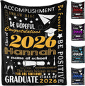 AISENIN Custom Graduation Blanket with Picture, Personalized Graduation Blanket with Name,2026 Graduation Gifts