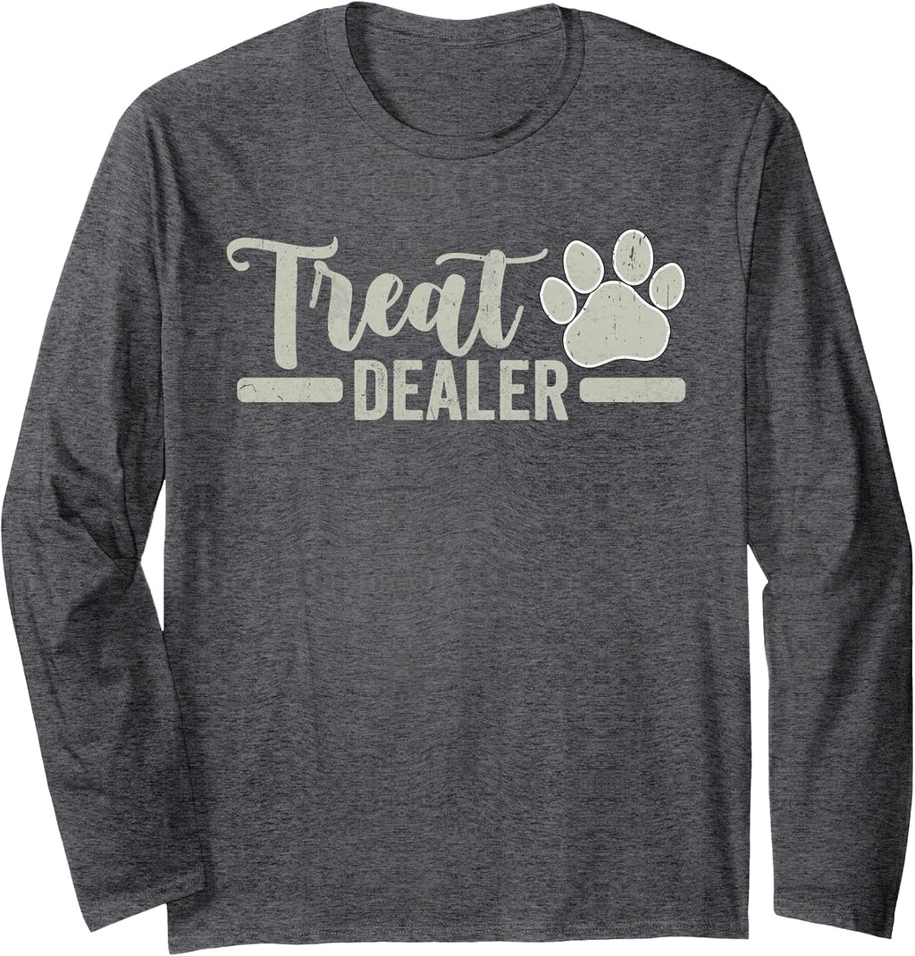 Funny dog lovers dog treat dealer Long Sleeve T-Shirt