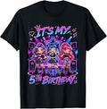 Kids It's My 5th K Pop Birthday Girl 5 Year Old K-Pop Bday T-Shirt
