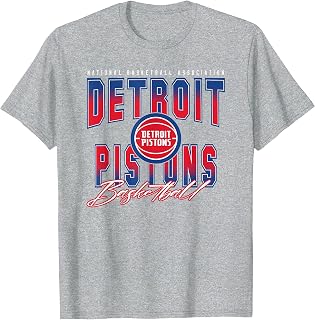 NBA Official Detroit Pistons Fade Out T-Shirt