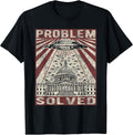 Funny UFO Problem Solved Political Humor Sarcastic T-Shirt
