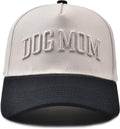 Dog Mom Hat- 3D Embroidered Puppy Mama Hat Adjustable Cotton Baseball Caps for Dog Lovers