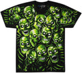 Unisex Adult Skull Pile Fantasy All Over Print Short Sleeve T-Shirt