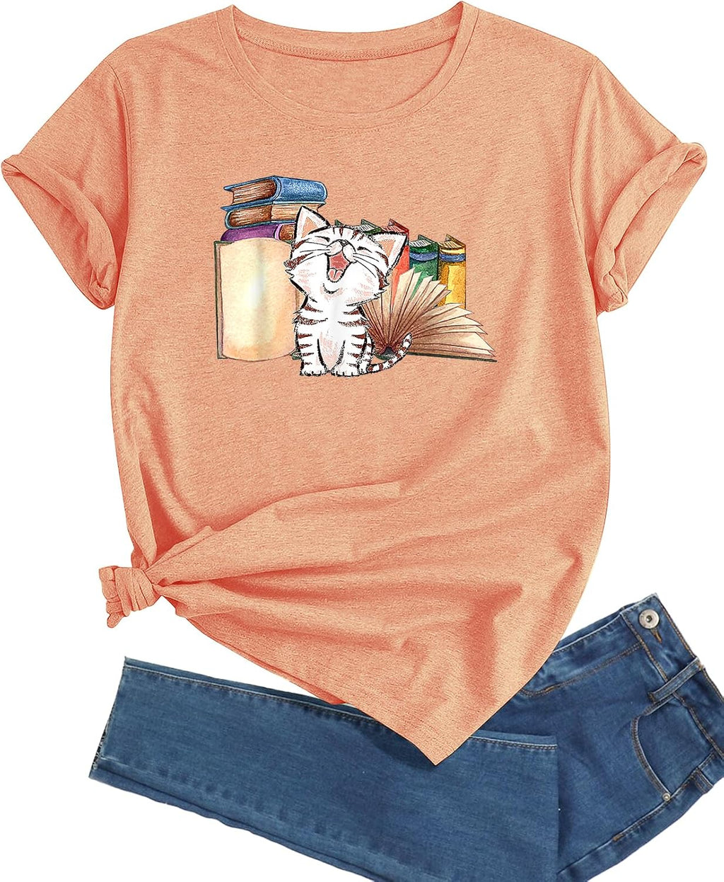 Women's Plus Size T-Shirt Short Sleeve Crewneck Graphic Tees Casual Summer Printed Tops