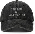 Personalized Embroidered Baseball Hat Custom Dad Hat Unisex Adjustable Cotton Twill Custom Your Own Text for Men Women Outdoor Daily Wear Black
