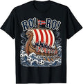 Norway Viking Ship Soccer Football Supporter Norway Pride T-Shirt