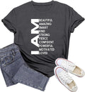 Inspirational Shirts for Women Motivational Tshirt I Am Beautiful Tee Tops