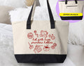 Hot Girls Have Grandma Hobbies - Sewing Knitting Tote Bag