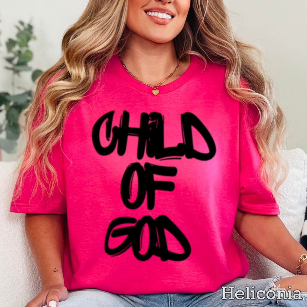 Child of God Christian Graphic Tee | Gildan