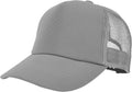 Polyester Foam Front, Mesh Back 5 Panel Sublimation Trucker Baseball Cap Snapback Hat