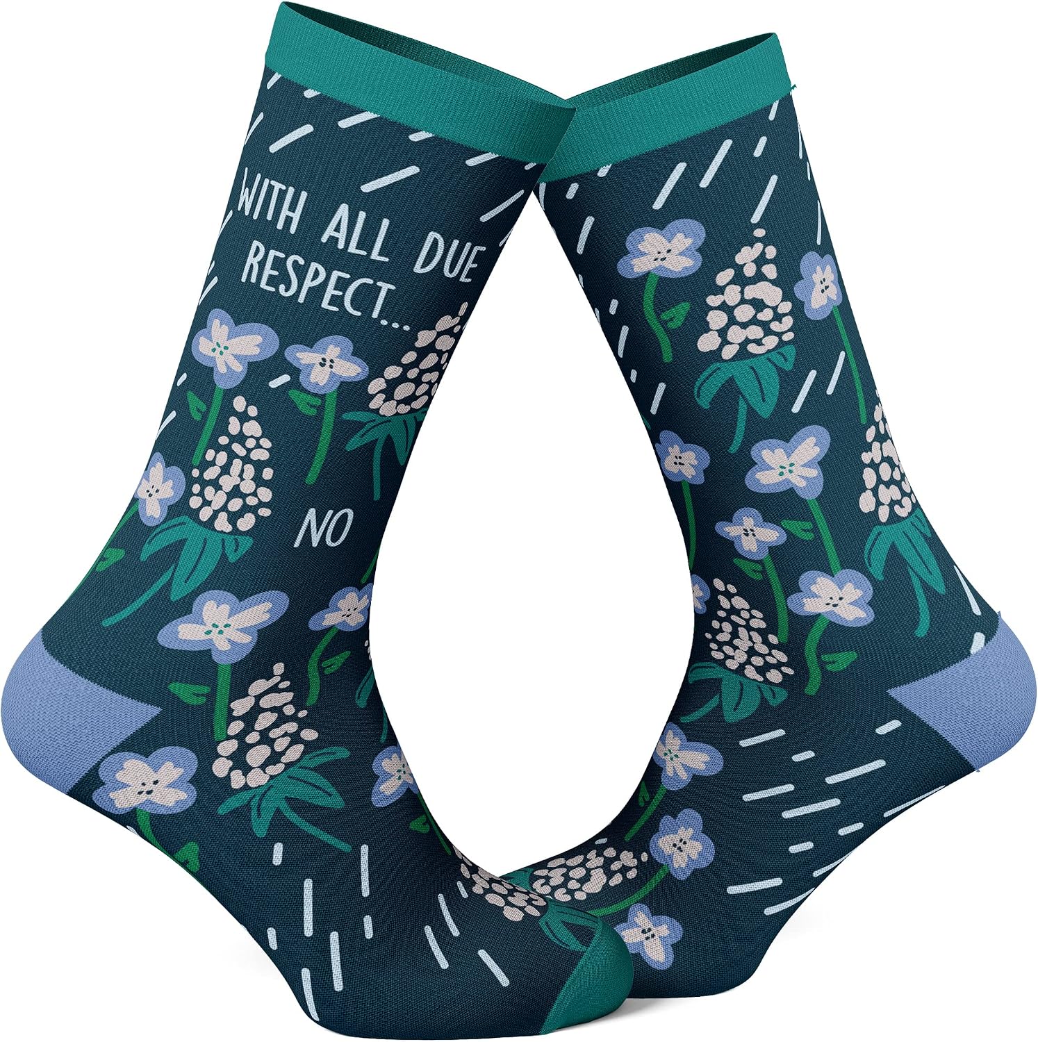 Womens Empowering Socks Funny Footware for Girls to Make a Statement