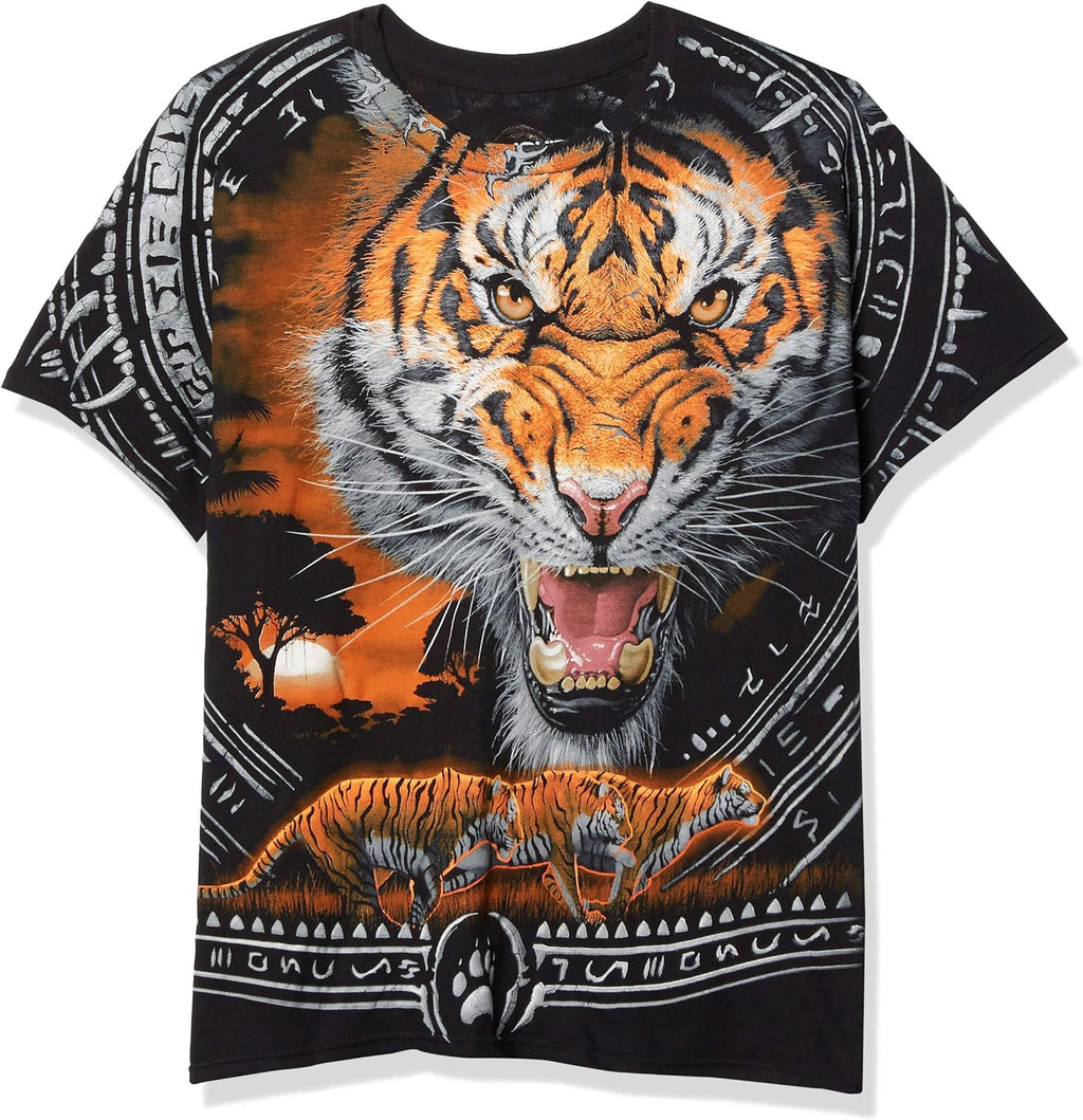 Unisex Adult Tribal Tiger All Over Print T-Shirt