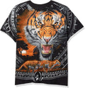 Unisex Adult Tribal Tiger All Over Print T-Shirt