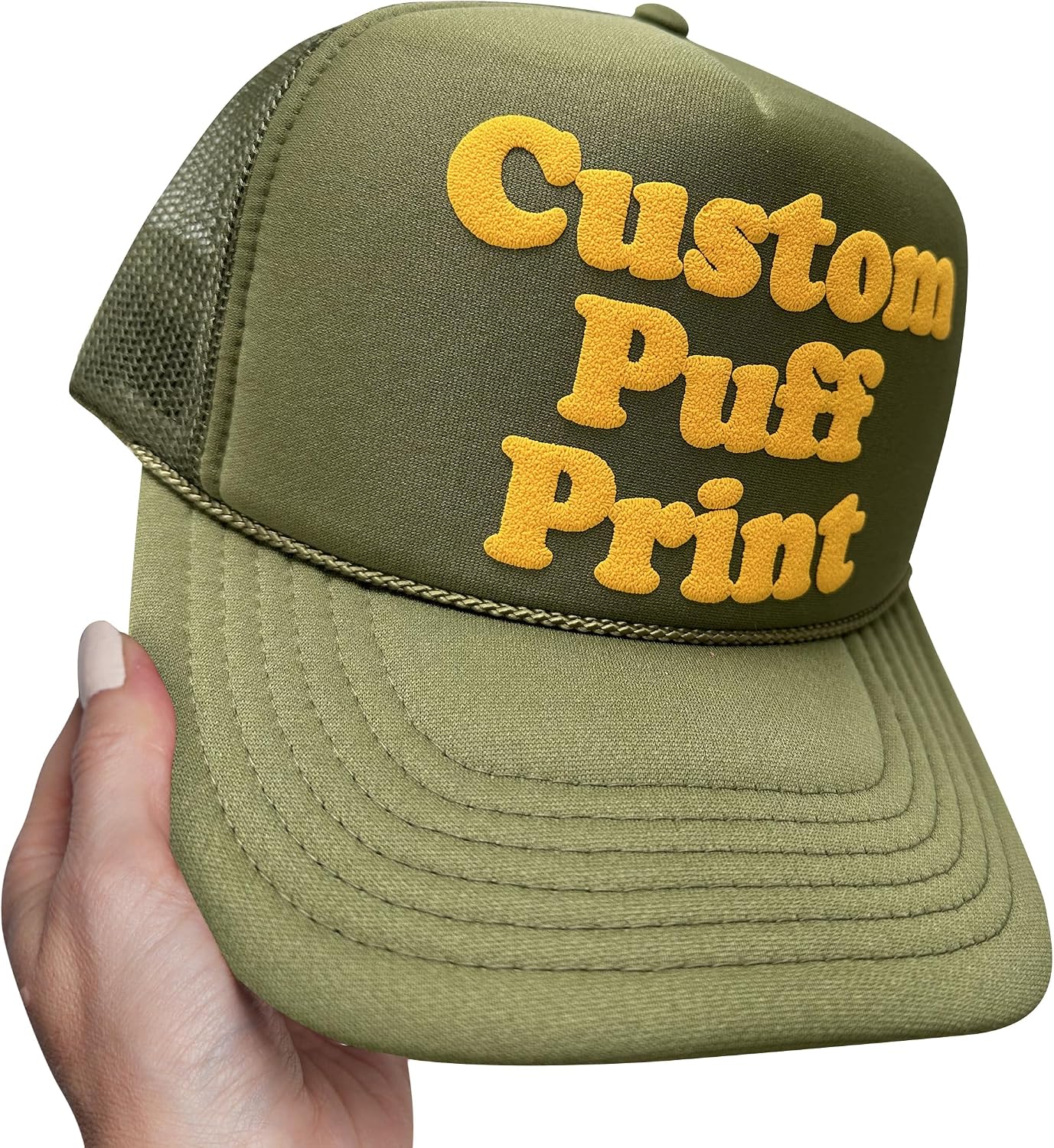Personalized Foam Trucker Hat Custom Foam Trucker Caps Custom Puff Print Trucker Hat