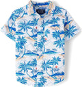 Baby Boys' and Toddler Poplin Short Sleeve Button Down Shirt