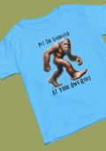 Pet the Sasquatch T-Shirt (Carolina Blue)