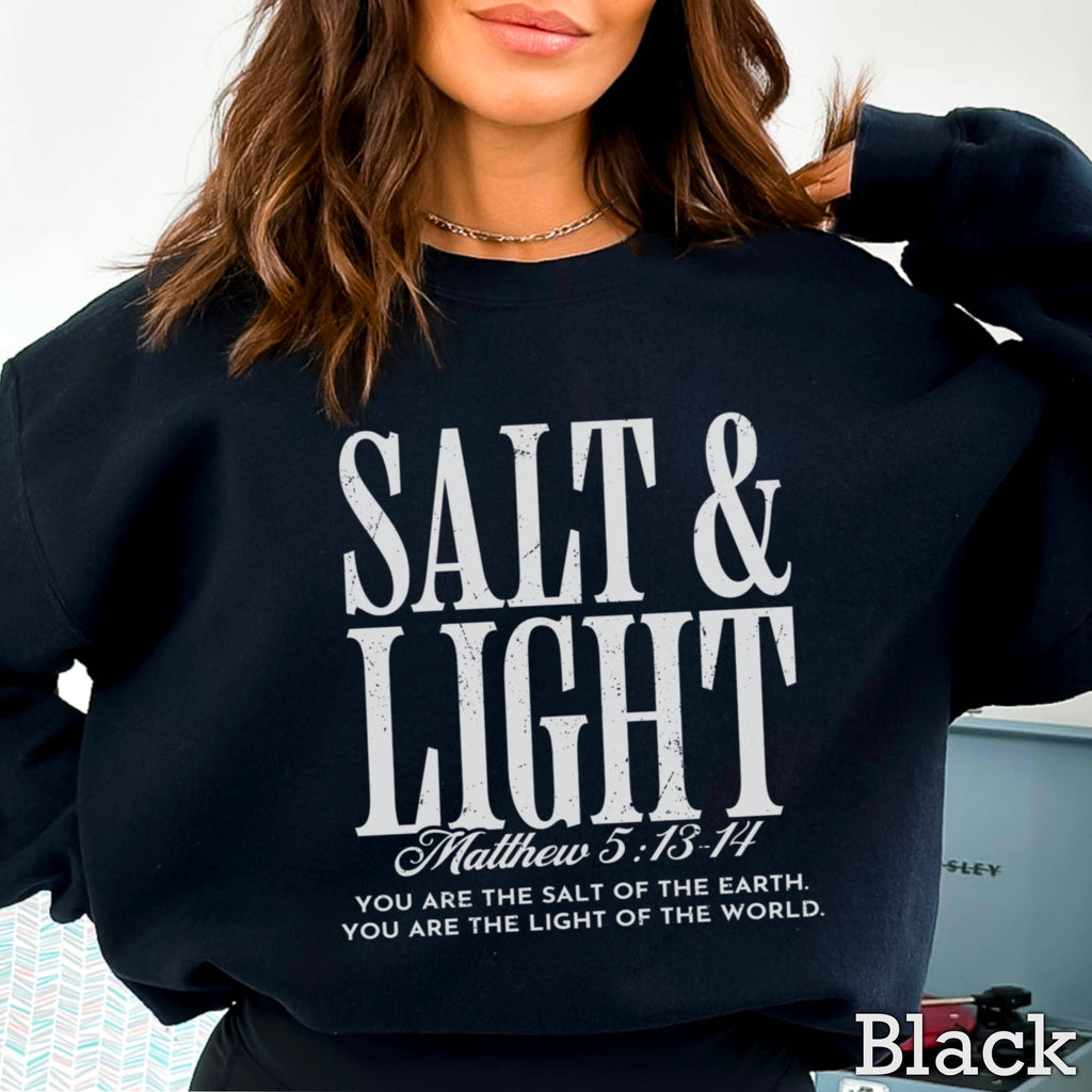 Salt & Light Christian Sweatshirt | Gildan