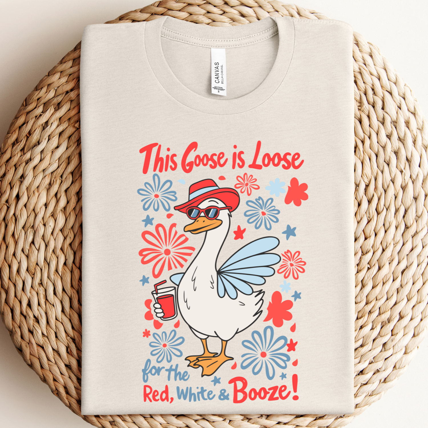 Silly Goose 4th of July Graphic Tee