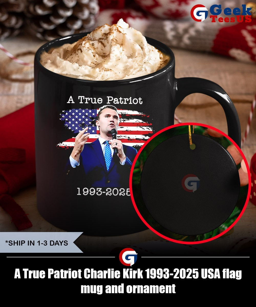 A True Patriot Charlie Kirk 1993-2025 USA flag shirt