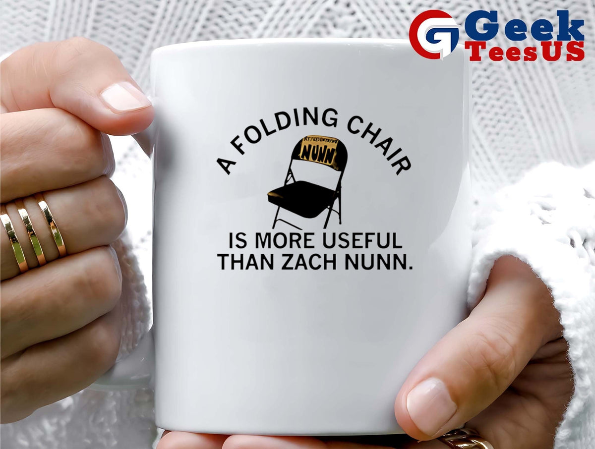 A folding chair is more useful than Zach Nunn shirt