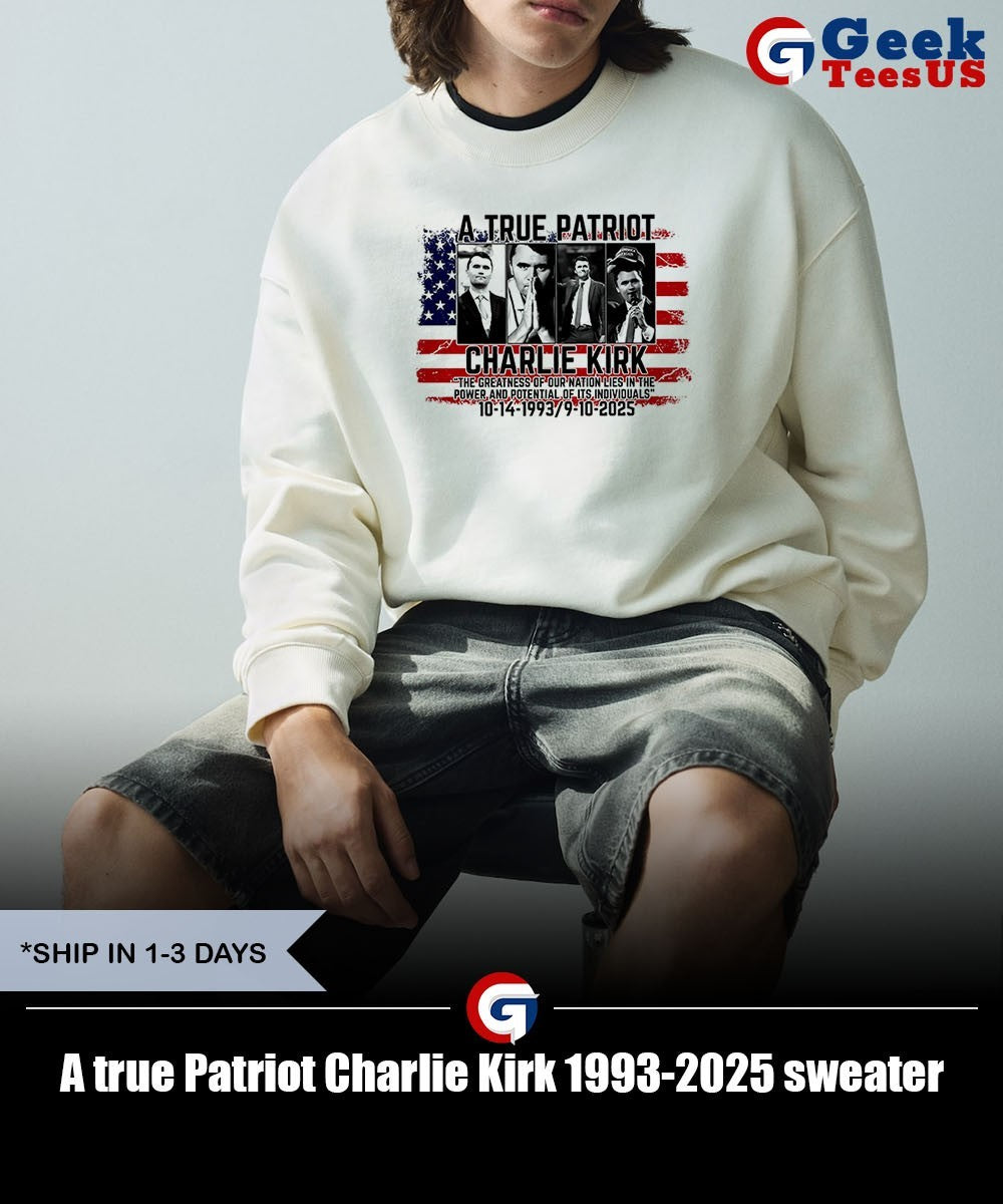 A true Patriot Charlie Kirk 1993-2025 shirt
